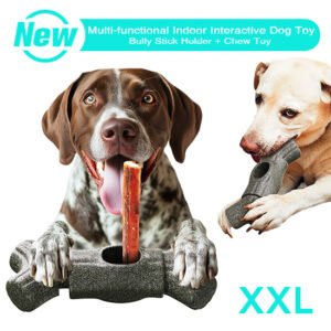 gpt0010 bully stick holder + chew toy（xxl）