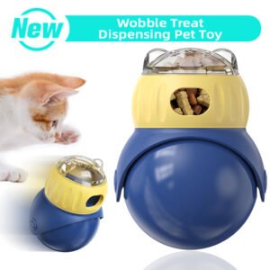 cat/kitty/kitten wobble treat dispensing pet toy