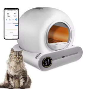 gpc0001 quality tuya app remote control cat litter box abs material automatic self cleaning enclosed toilet eco friendly