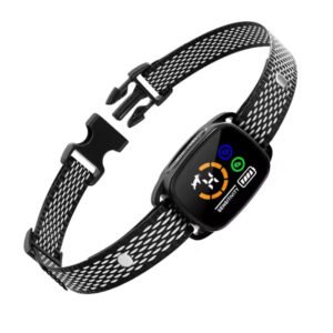 gdt0005 smart anti bark dog collar | color screen training device with vibration, beep & adjustable sensitivity