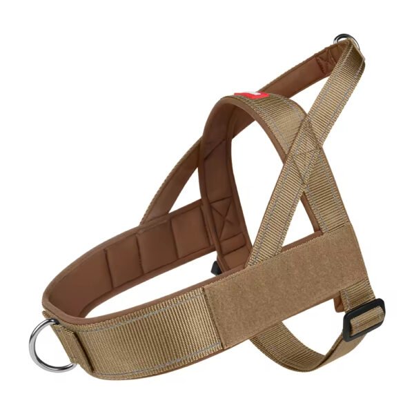 bdh0008 luxury design adjustable reflective pet harness no pull tactical dog harness