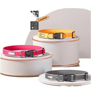 gpl0001 adjustable polyester collar for cats and dogs multi color pet collars
