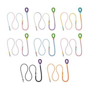 gpl0011 premium quality dog training lead solid color british dog slip leash