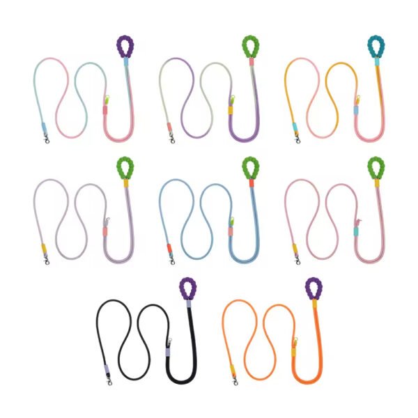 gpl0011 premium quality dog training lead solid color british dog slip leash