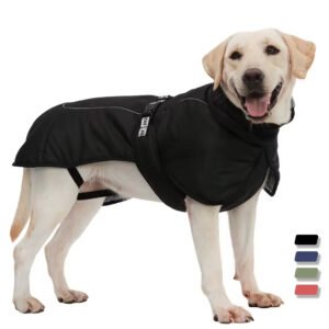 pcl0006 winter pet clothes reflective dog coats for large dogs winter waterproof thicken warm dog clothes