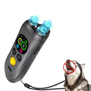 gdt0012 rechargeable pet anti barking training device electronic flashlight bark control deterrent ultrasonic dog repellent