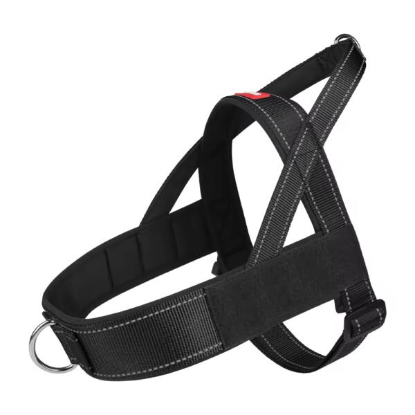 bdh0008 luxury design adjustable reflective pet harness no pull tactical dog harness