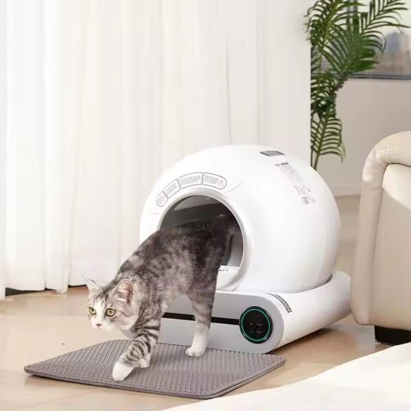 gpc0001 quality tuya app remote control cat litter box abs material automatic self cleaning enclosed toilet eco friendly