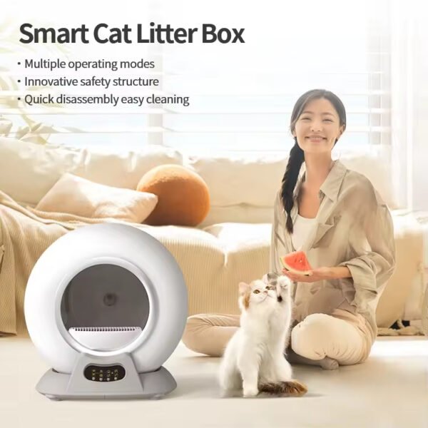 gpc0002 self cleaning litter box smart sandbox for cats automatic cat toilet hot sale
