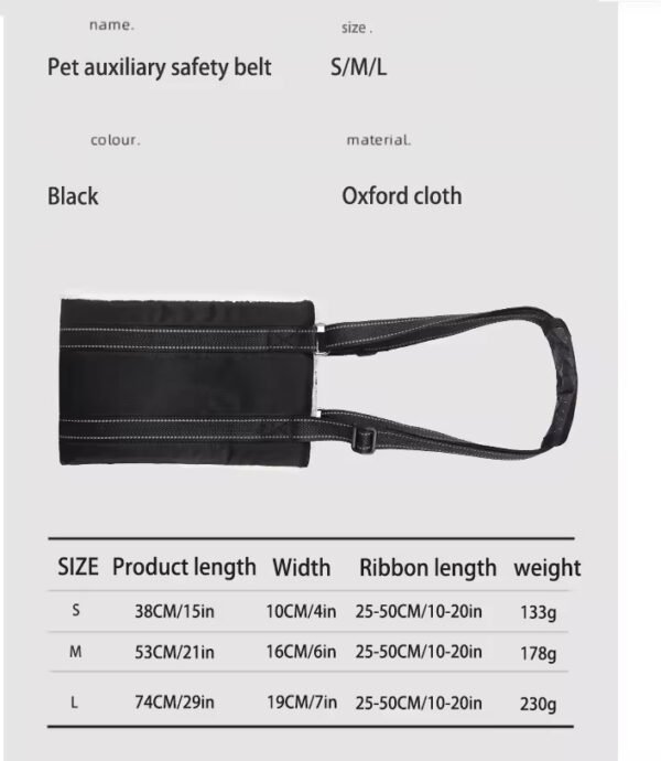 pz0004 dog leg sling walking support elderly dogs disability injury pet traction rope dog auxiliary belt rehabilitation walking aid