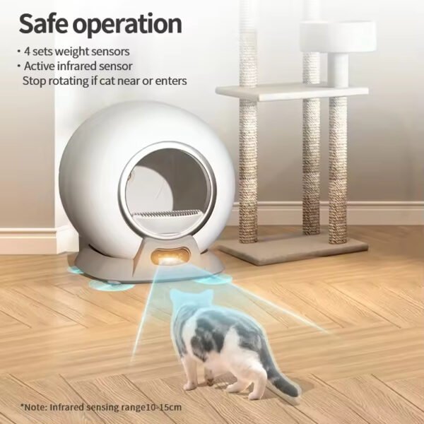 gpc0002 self cleaning litter box smart sandbox for cats automatic cat toilet hot sale