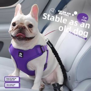 bdh0007 560 classic vehicle mounted dog harness big and small comfortable stable protection padded polyester dog harness