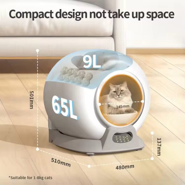 gpc0002 self cleaning litter box smart sandbox for cats automatic cat toilet hot sale