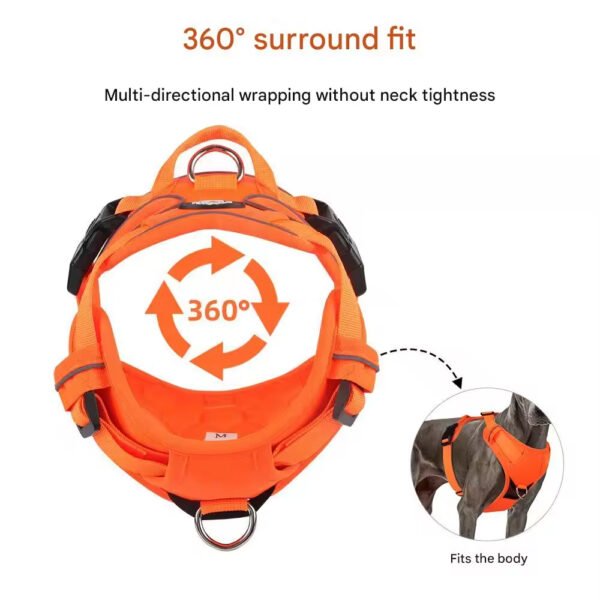 bdh0005 dog traction rope vest pet chest strap anti breakaway large dog chest strap reflective dog walking rope