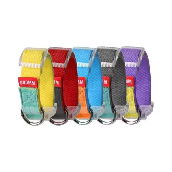 gpl0004 retractable luxury fashion colors nylon customizable pet collar premium thick big dog collars