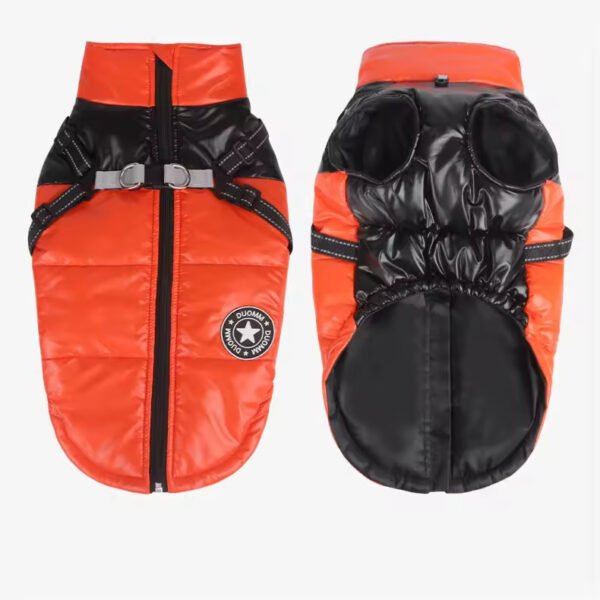 pcl0004 waterproof warm pet bright color jacket dog clothes reflective outdoor winter dog vests coats