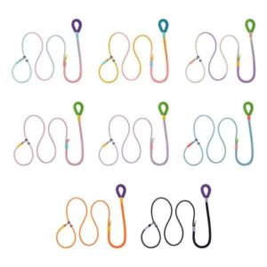 gpl0012 adjustable 3.5m p type nylon dog leash multi control & wear resistant with padded handle for easy control dog walking & training