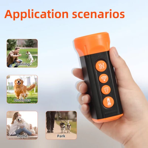 gdt0011 abs material ultrasonic portable dog bark deterrent electronics dog repeller for bark control