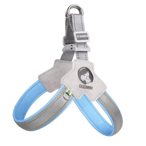 bdh0002 y shaped dog harness breathable reflective dog leash with saddle chest strap size pet harness featuring animal pattern