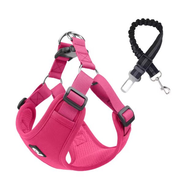 bdh0007 560 classic vehicle mounted dog harness big and small comfortable stable protection padded polyester dog harness