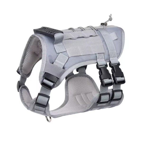 bdh0004 high quality adjustable tactical dog vest set and harness leash for walking and sports for cats & dogs