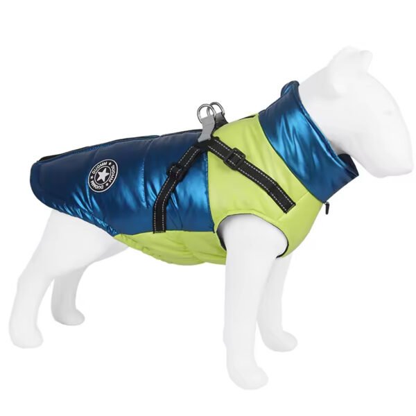 pcl0004 waterproof warm pet bright color jacket dog clothes reflective outdoor winter dog vests coats