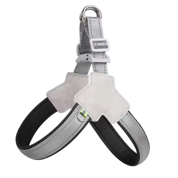 gdh0011 waterproof luxury pu vegan leather dog harness private label leather and mix dog harness