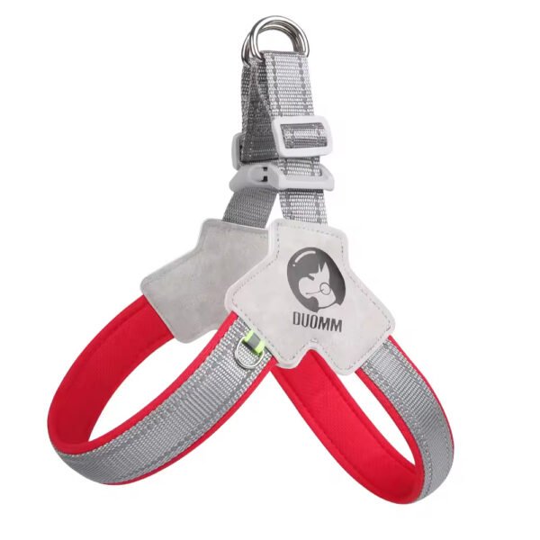 bdh0002 y shaped dog harness breathable reflective dog leash with saddle chest strap size pet harness featuring animal pattern