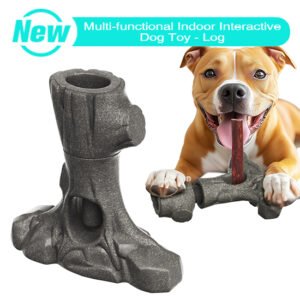 multi functional lndoor lnteractive dog toy log