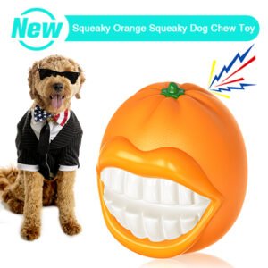 dog squeak toys squeaky orange squeaky dog chew toy